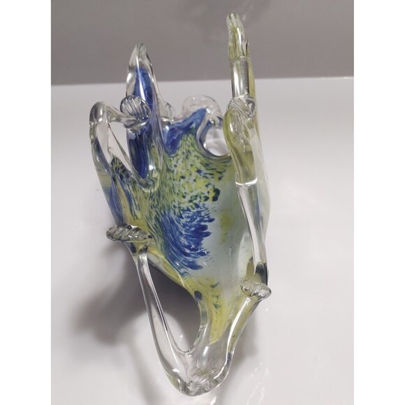 Vintage Lavorazione Arte Murano Hand Blown Glass Napkin holder - Picture 7 of 12